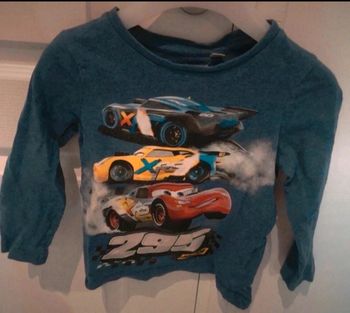 T shirt garçon Disney cars 3 ans