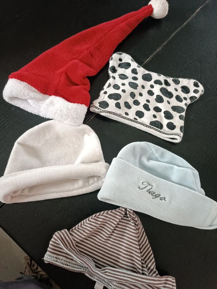 Lot de bonnets naissance / 1 mois