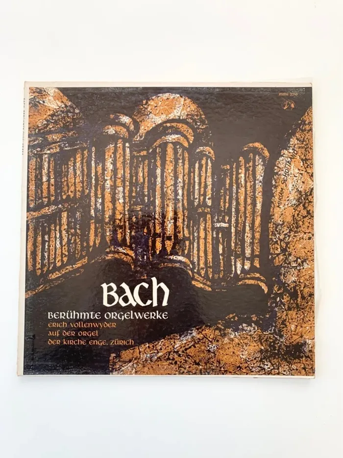 Disque 🎵 vinyle Lp : Bach, Erich Vollenwyder - berühmte orgelwerke - photo numéro 1