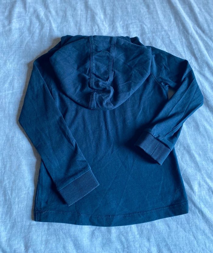 🔹 Sweat tee-shirt manches longues à capuche Peppa pig garçon 🔹 95% Coton - 4 ans 🔹 - photo numéro 2