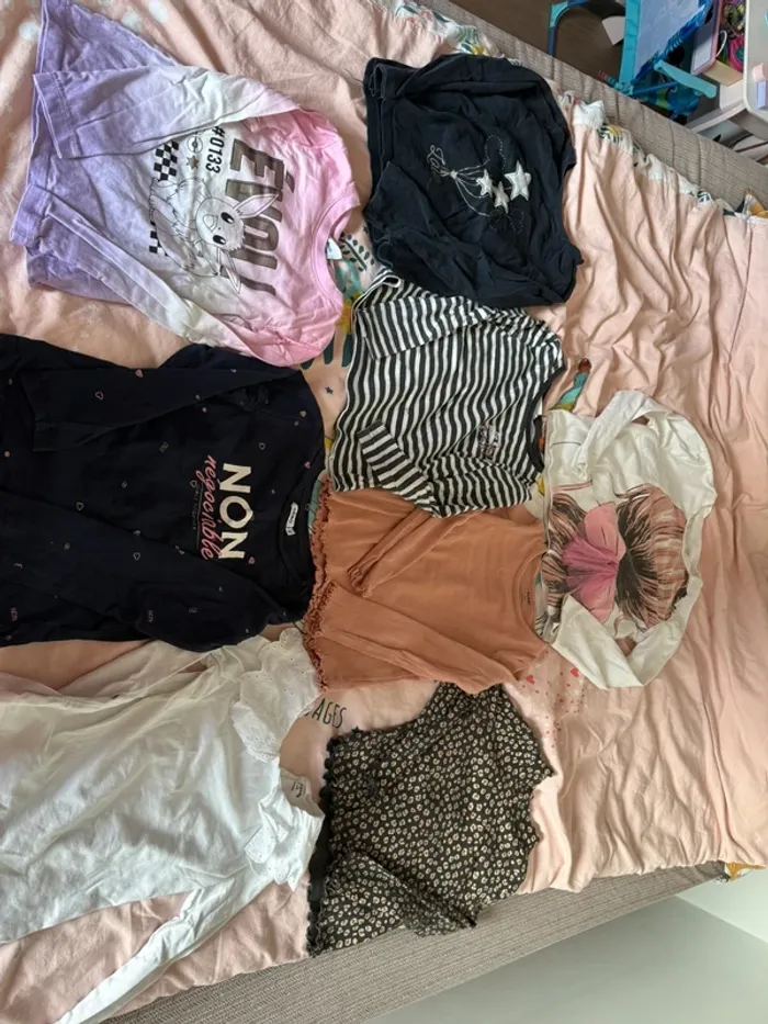 Lot tee-shirts manches longues