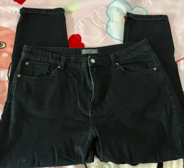 Jeans coupe droite noir