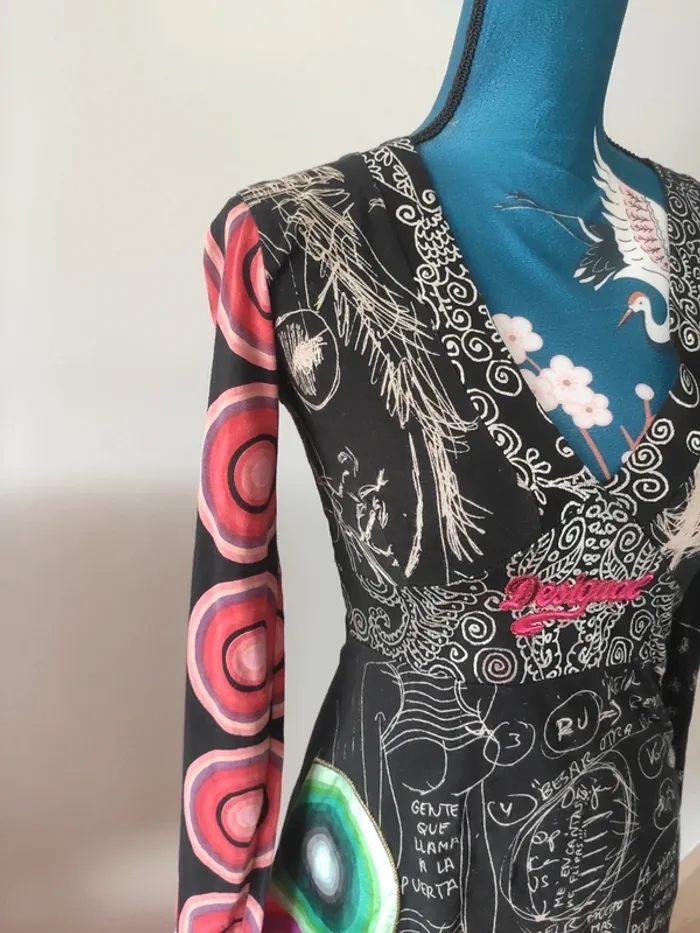Robe Desigual détails argentés - photo numéro 5