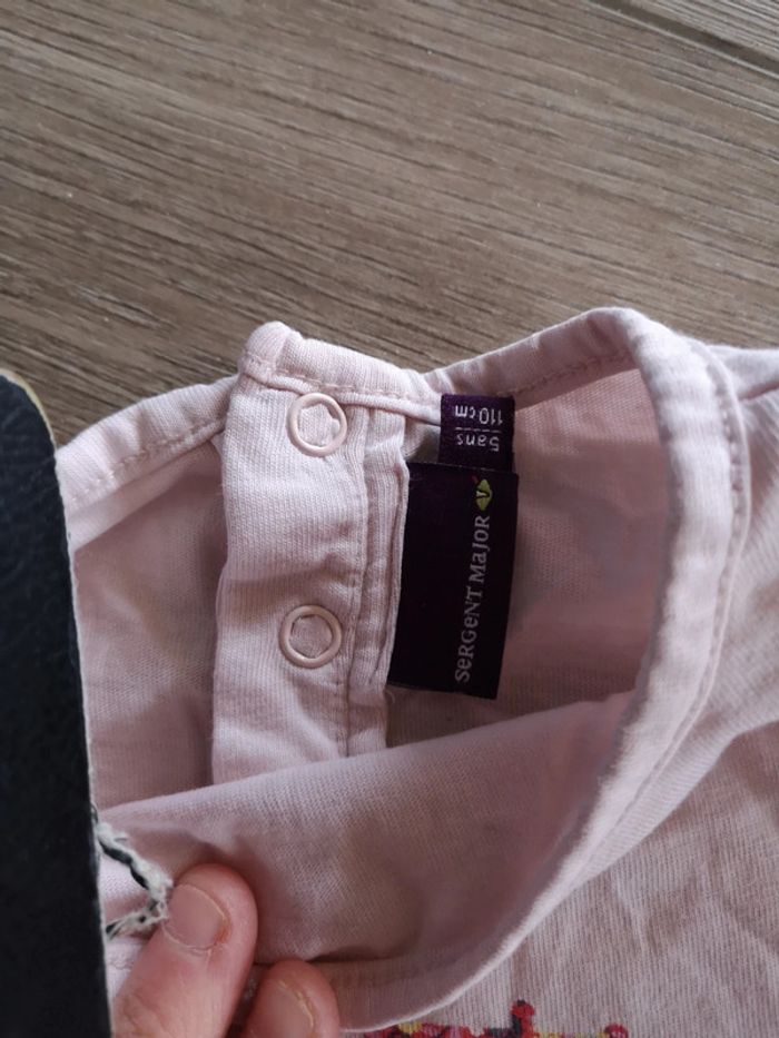 T shirt 5ans sergent major - photo numéro 4