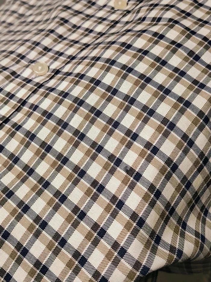 Chemise Tommy Hilfiger Slim Fit Non Iron – Carreaux Vintage Élégante Y2K - photo numéro 4