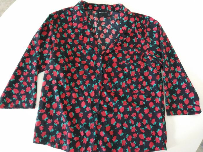 Blouse à fleurs
