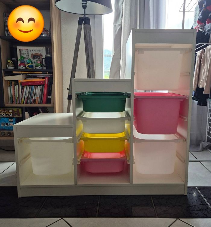 Meuble de rangement avec ses bacs - photo numéro 1