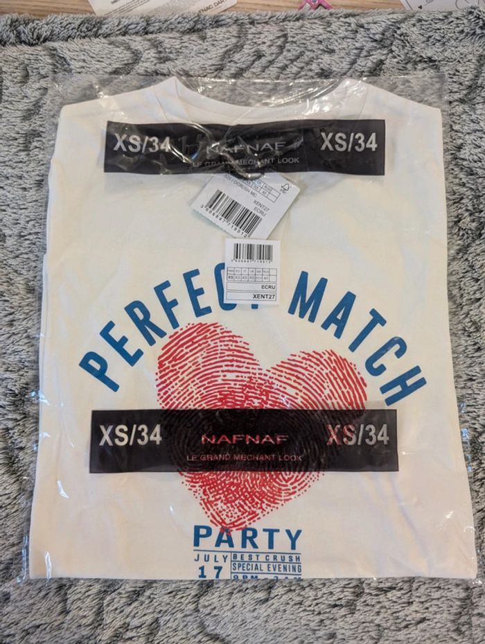 T-shirt neuf Naf Naf - photo numéro 4