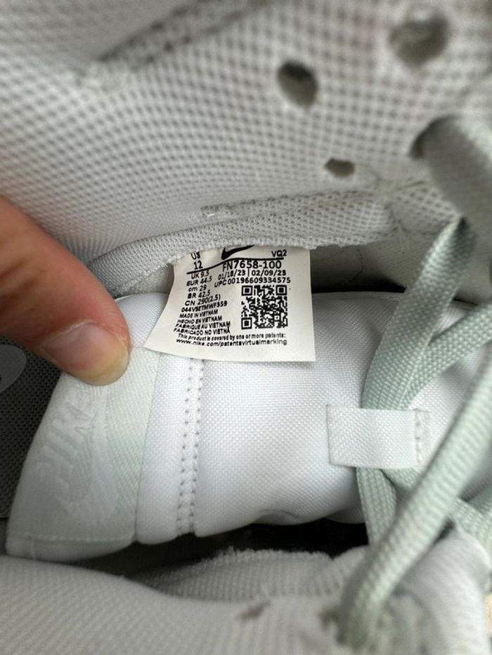 Nike Dunk Low Grey Corduroy Neuf Taille 44,5 - photo numéro 10