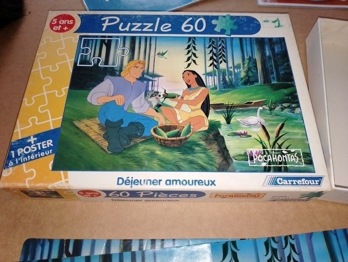 Puzzles Pocahontas Disney 60 pcs TBE
+ Poster
Déjeuner amoureux - photo numéro 3