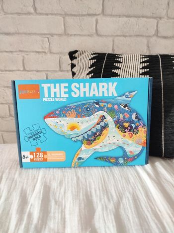 Puzzle forme requin 128 pièces XXL
