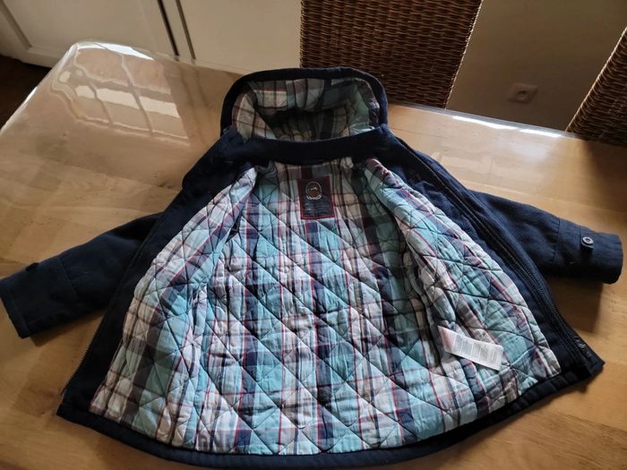 Manteau bleu marine 8ans sergent major - photo numéro 2