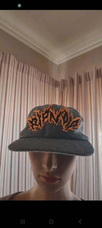Casquette grise Ripndip réglable en 50% laine