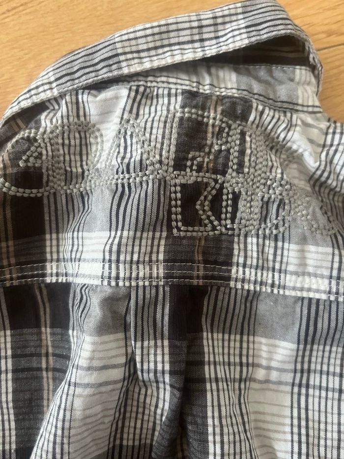 Chemise garçon manches longues à rayures 24 mois 100%coton - photo numéro 4