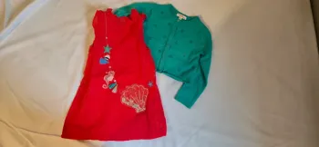 Ensemble robe + gilet DPAM 2 ans