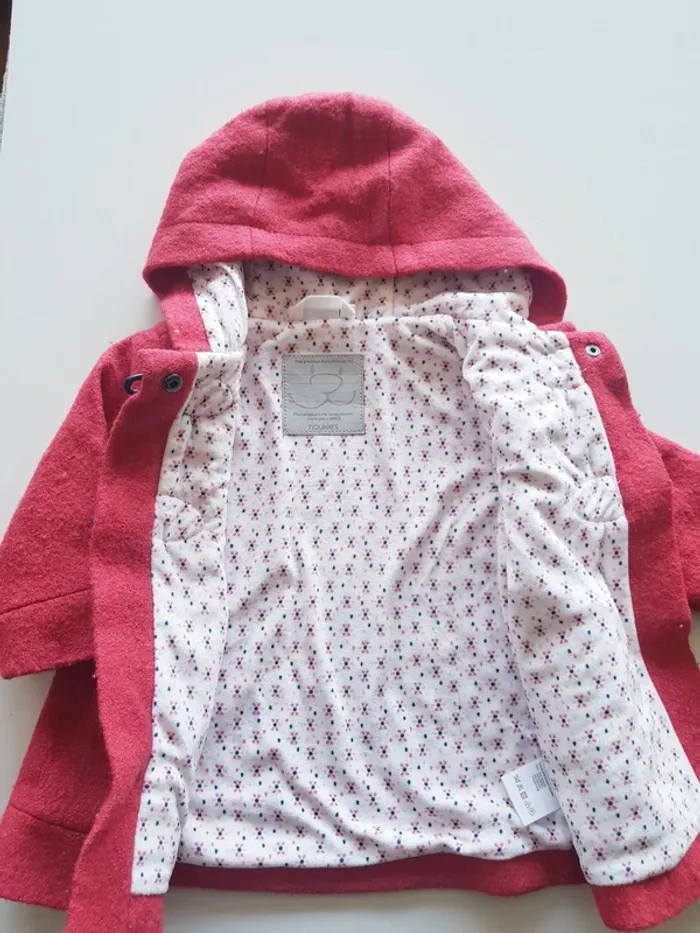 Noukie's - Manteau en laine avec capuche (12 mois) - photo numéro 5