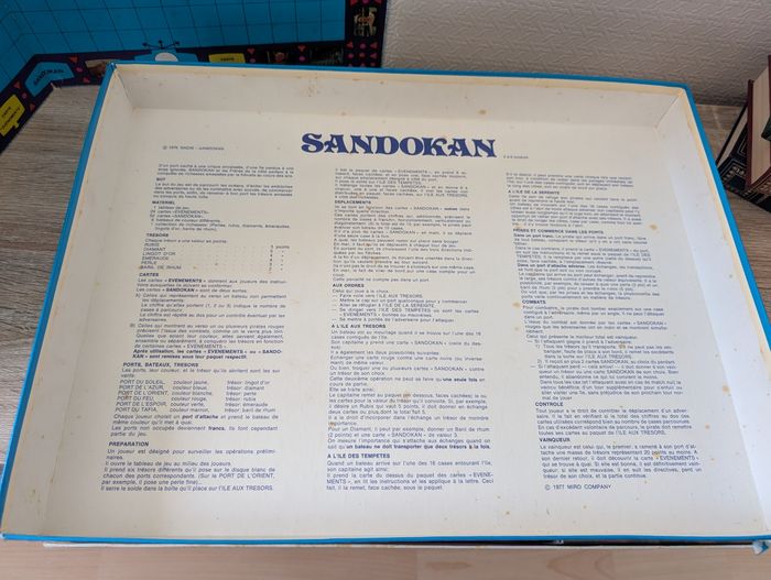 Jeu de société Sandokan 1977 - photo numéro 4