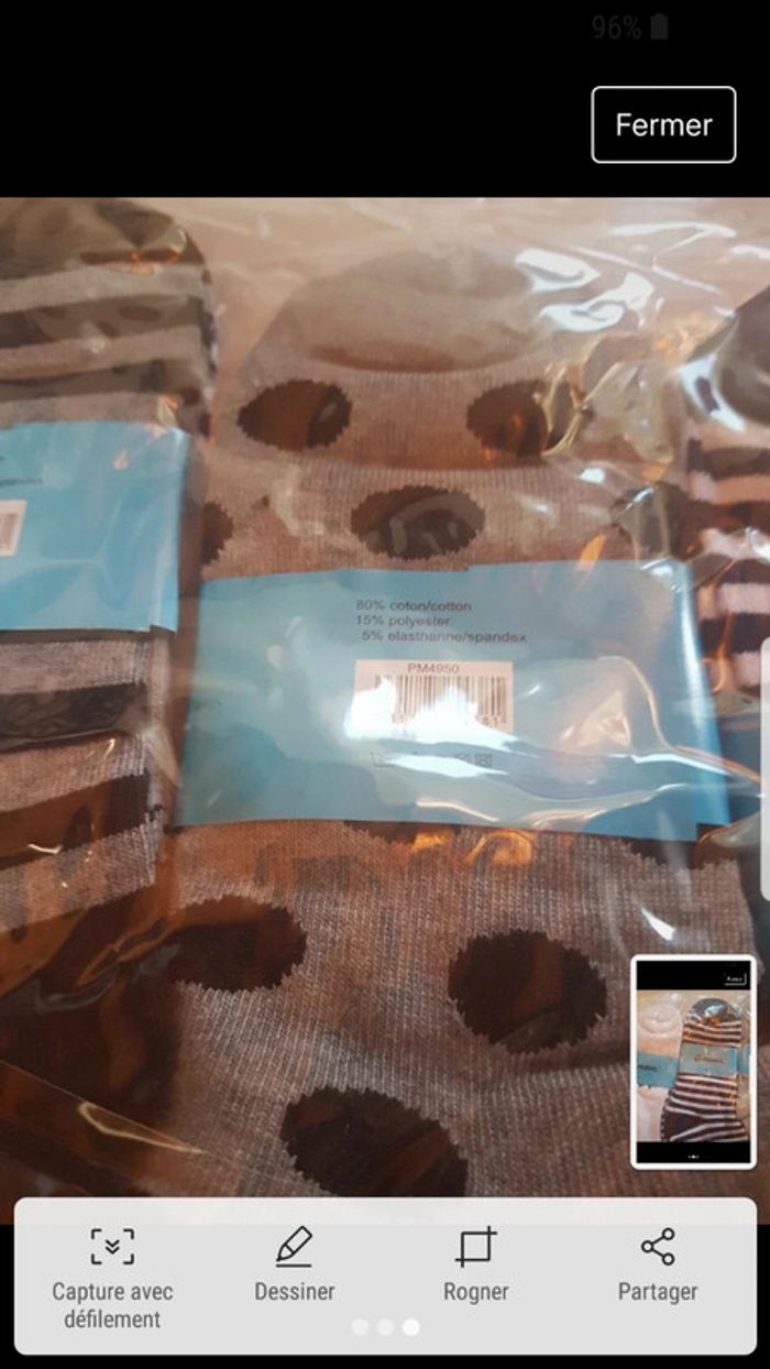 12 paires de socquette - photo numéro 3