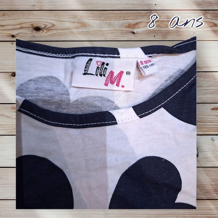 💫💙 Haut fille imprimé cœurs 8 ans – style tendance 💙💫
- photo numéro 3