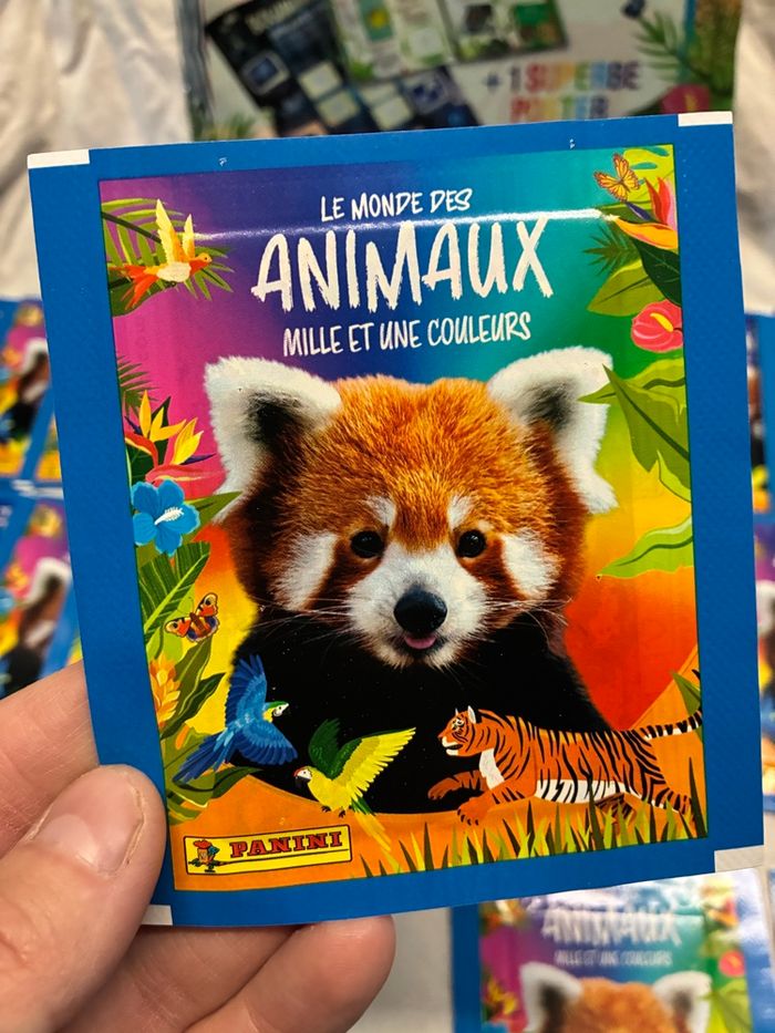 Kit panini Sachets de stickers Le Monde Des Animaux mille et une couleurs - photo numéro 4