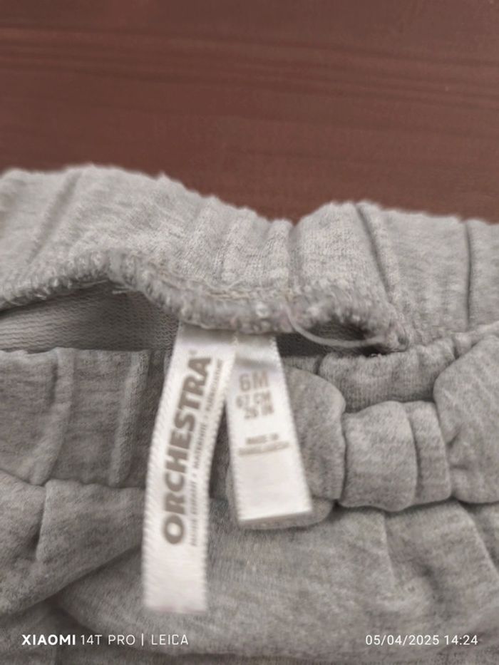 Jogging gris clair 6mois Orchestra - photo numéro 4