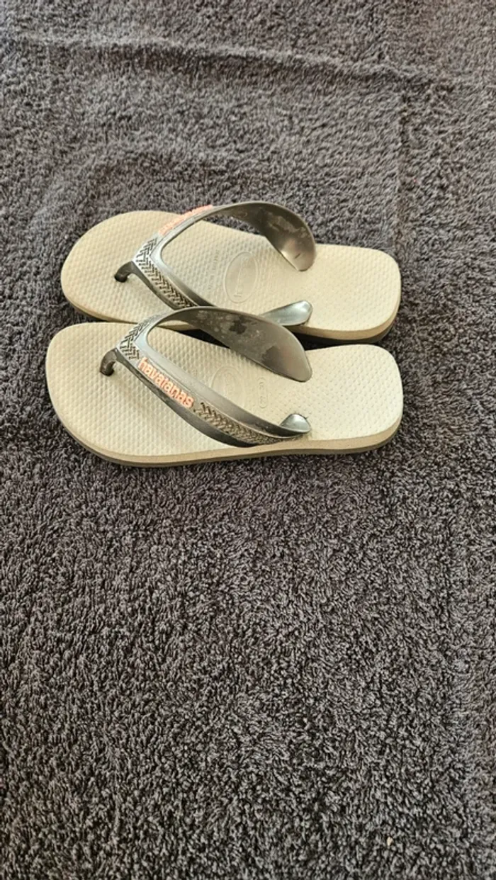 Havaianas - Tong - Gris - Taille : 29-30 - photo numéro 4