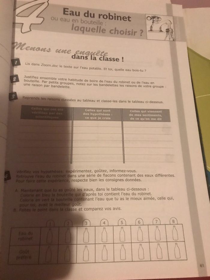 Lot livre zoom Cahier de démarche A et B 10-12 ans Van in - photo numéro 4