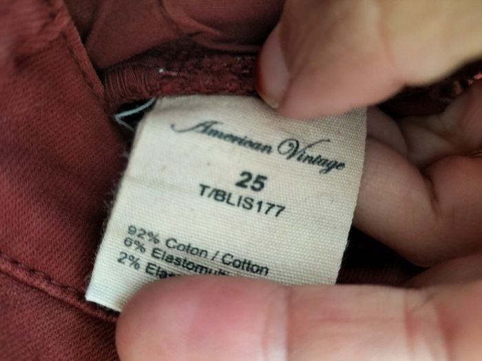 Pantalon bordeau taille 34/36 - photo numéro 7