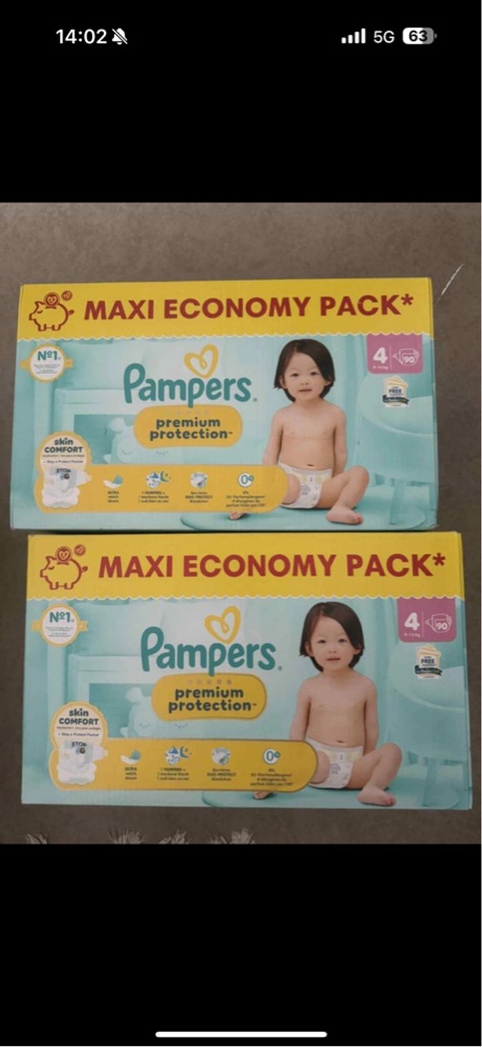 Pampers premier taille 4(9-15) kg