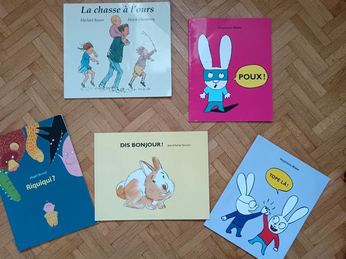 Lot de 5 livres enfants