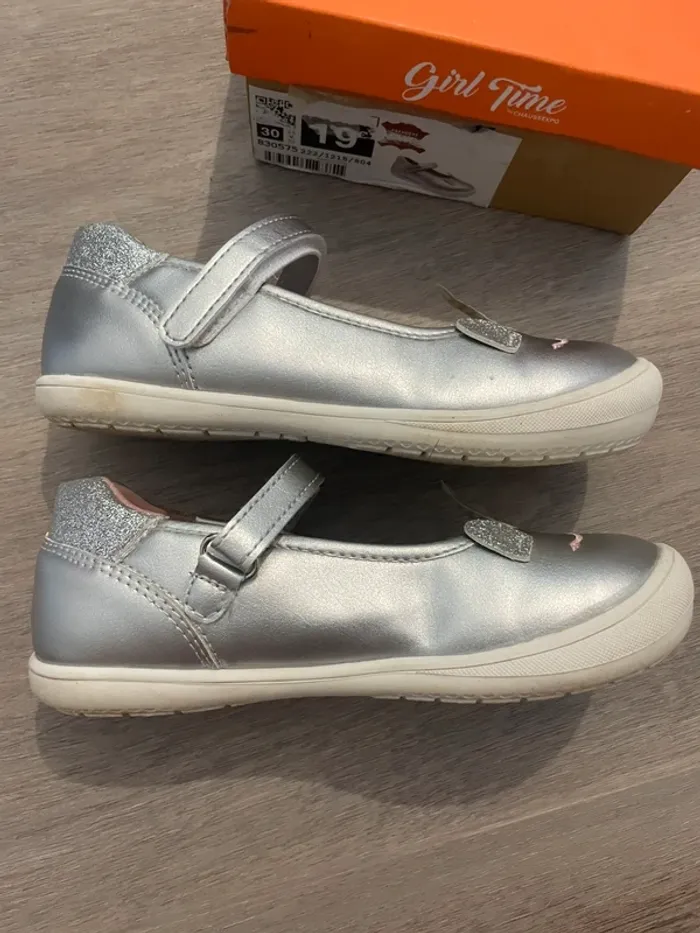 Chaussures fille 30 Licornes Argent - photo numéro 5