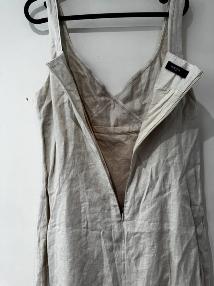 Robe Burton of London, taille 40 100 % lin - photo numéro 4