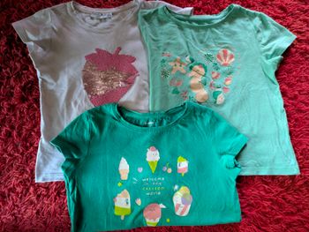Lot 3 Tee shirt manches courtes.