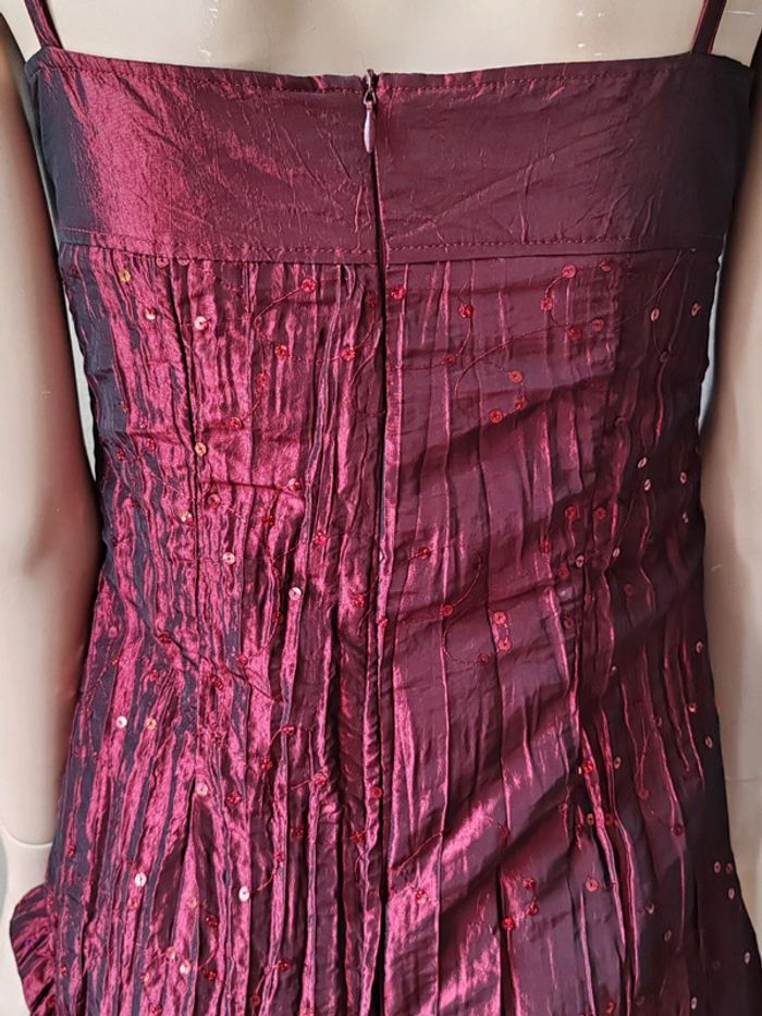 Robe de cérémonie bordeaux - photo numéro 7
