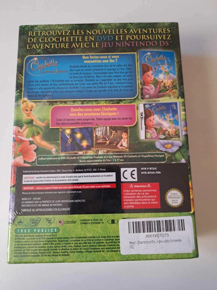 Coffret La Fée Clochette – L'Expédition Féérique avec jeu Nintendo DS - photo numéro 2