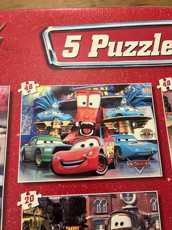 5 puzzle cars