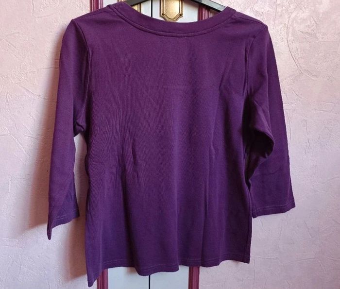 Haut " Bréal" violet T.3(40) - photo numéro 6