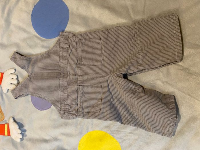 Salopette grise doublée fin 67 cm - photo numéro 2