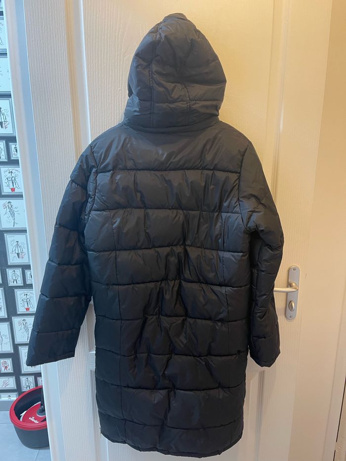 Manteau long T3 noir doudoune - photo numéro 3