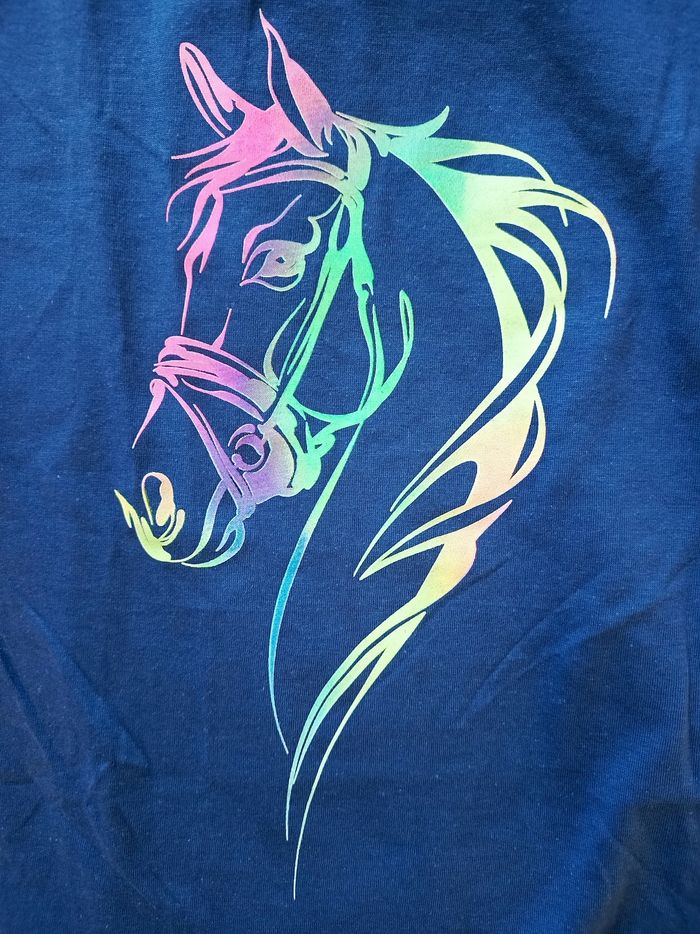 Tee-shirt thème équitation - photo numéro 2