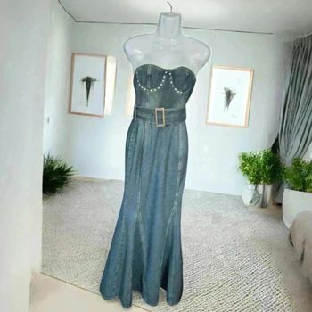 Robe bustier jean 🌹 XS 🌹 bleu