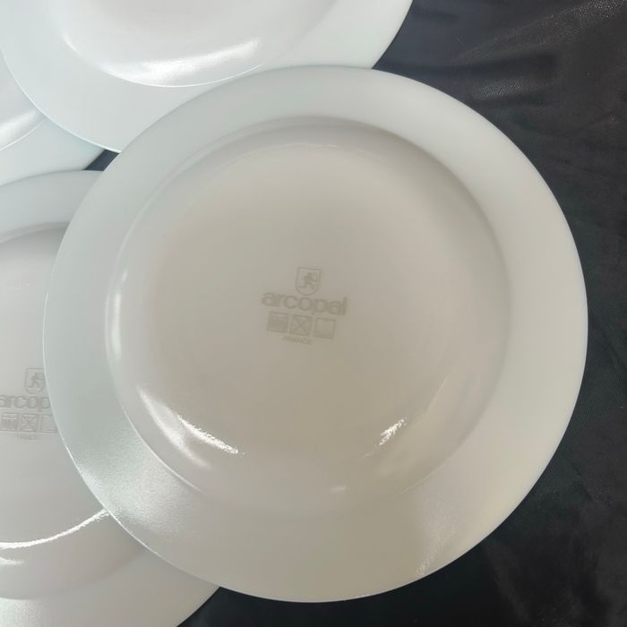 6 assiettes à dessert vintage Arcopal Celestia vert - photo numéro 4