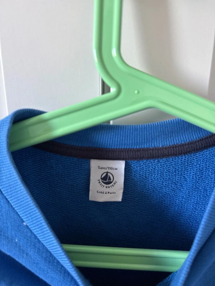 Sweat petit bateau 5 ans - photo numéro 4