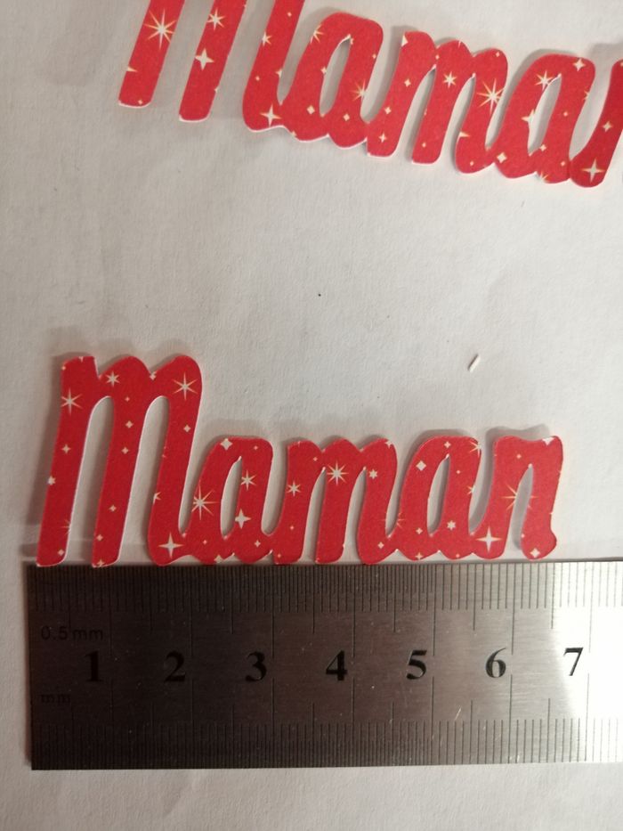 Lot découpe scrapbooking maman (N9) - photo numéro 2