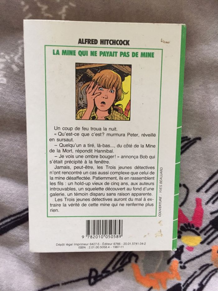 La mine qui ne payait pas de mine Alfred Hitchcock bibliothèque verte Hachette - photo numéro 2