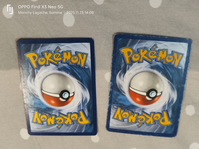 Lot 2 Cartes Pokémon base 2017 - photo numéro 2