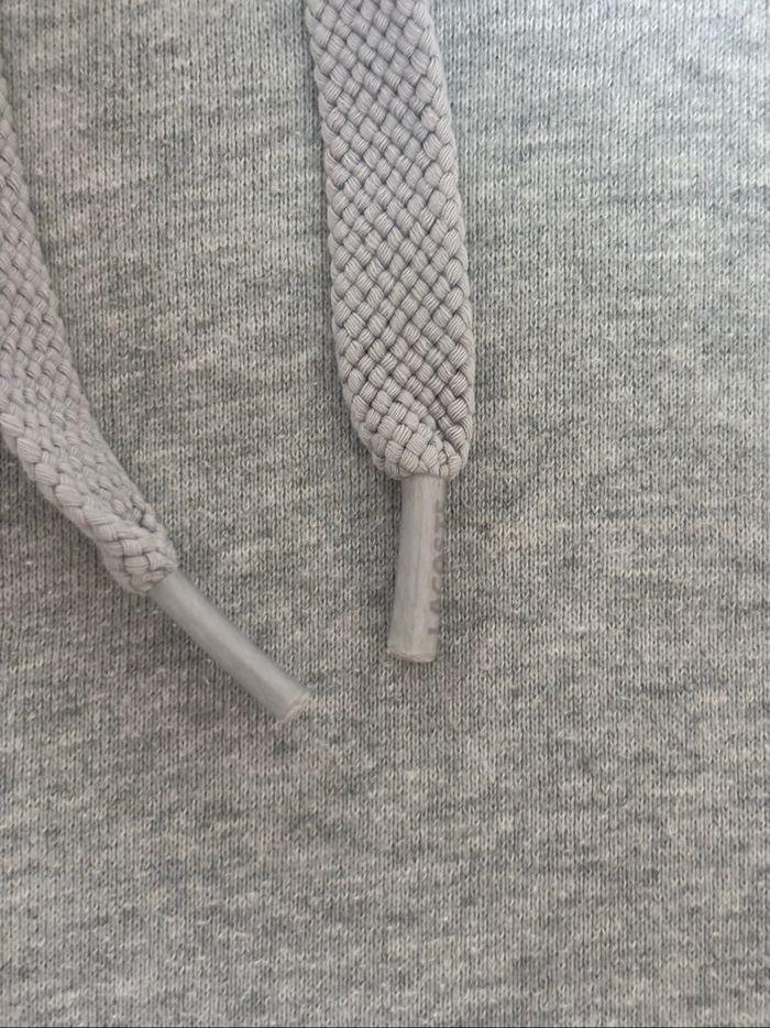 Sweat à capuche Lacoste gris taille S - photo numéro 10
