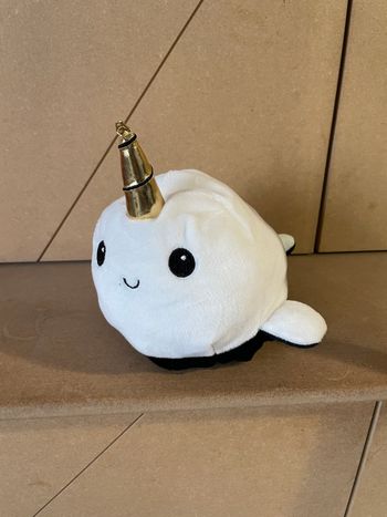 Peluche licorne réversible