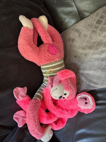 Lot de 2 singe avec main à scratch