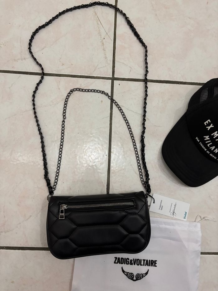 Sac Pochette Zadig et voltaire Nano Rock matelassé noir - photo numéro 8